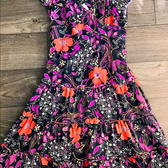SOLD**Betsy Johnson Floral Dress - Picture 3 of 5